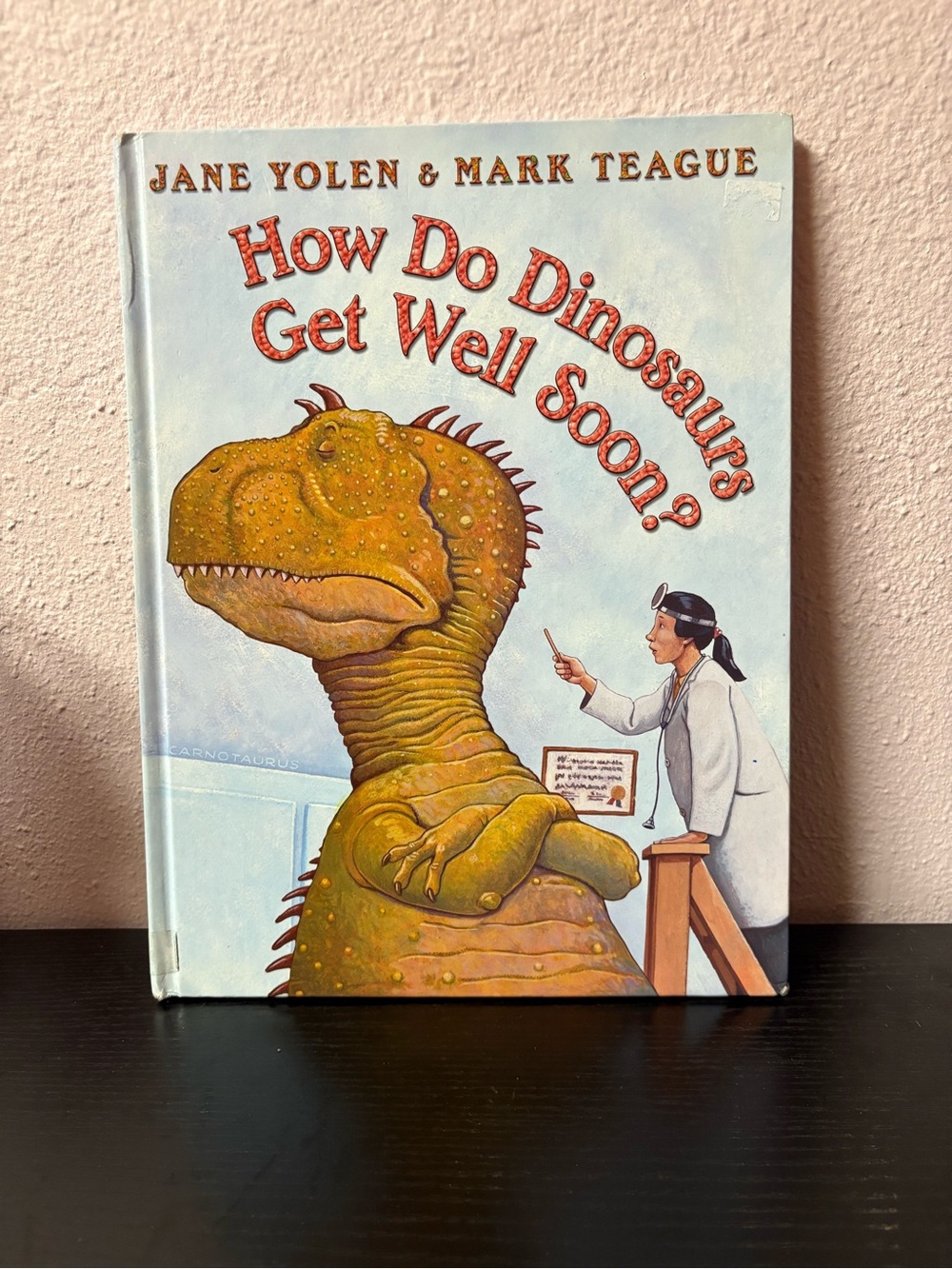 How Do Dinosaurs Get Well Soon Jane Yolen Mark Teague Hardcover Kids Book